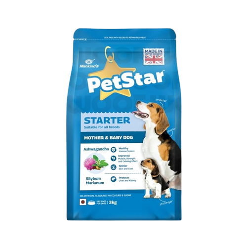 MANKIND PETSTAR STARTER DOG DRY FOOD