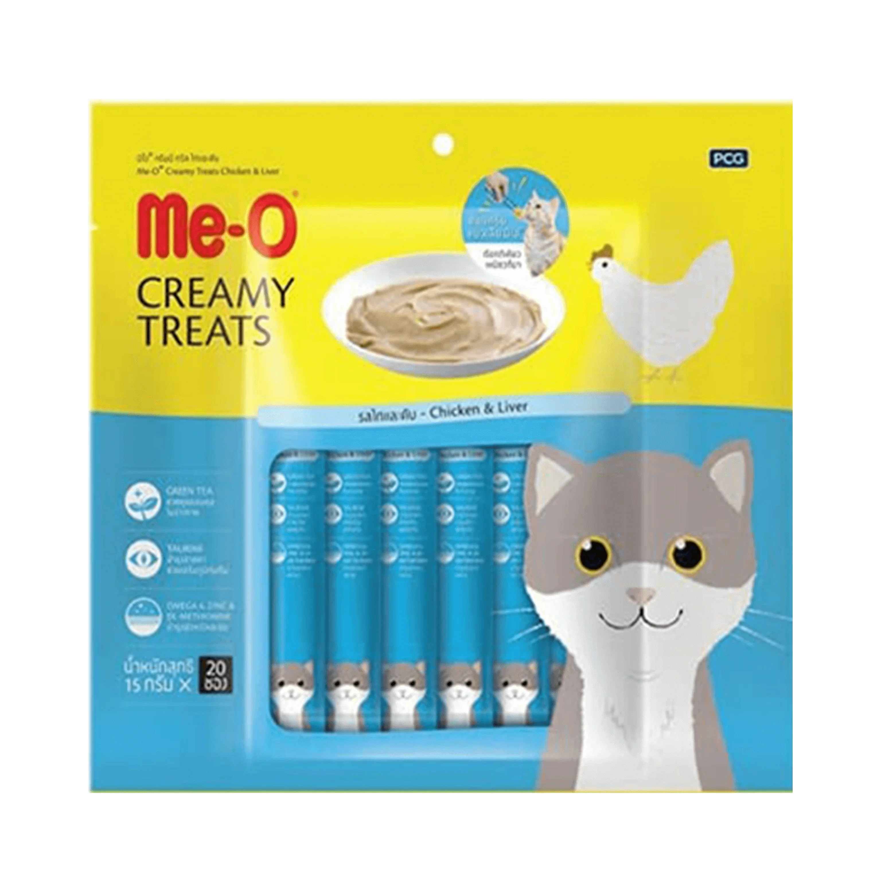 ME-O CREAMY TREAT CHIC & LIVER (L)