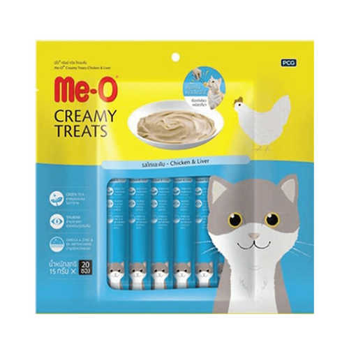 ME-O CREAMY TREAT CHIC & LIVER (L)