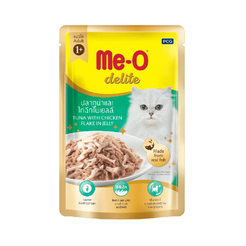 ME-O DELITE JELLY TUNA WT CHIC FLAKE