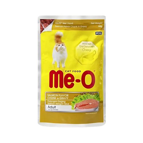 ME-O JELLY ADULT SALMON CHUNK GRAVY [80g]