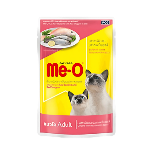 ME-O JELLY ADULT SARD WT RED SNAPPER