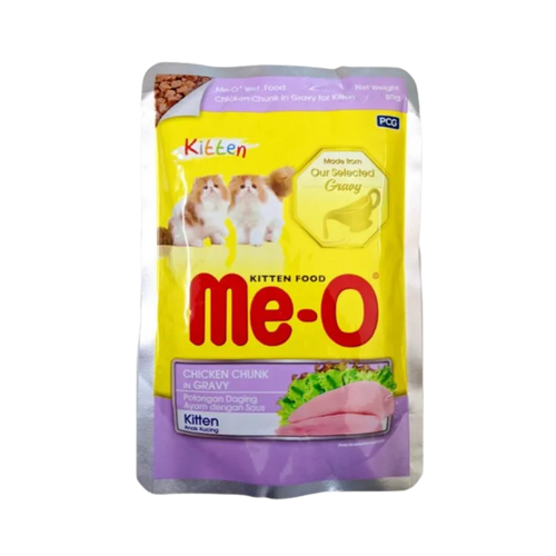 ME-O JELLY KITTEN CHICK IN GRAVY [80g]