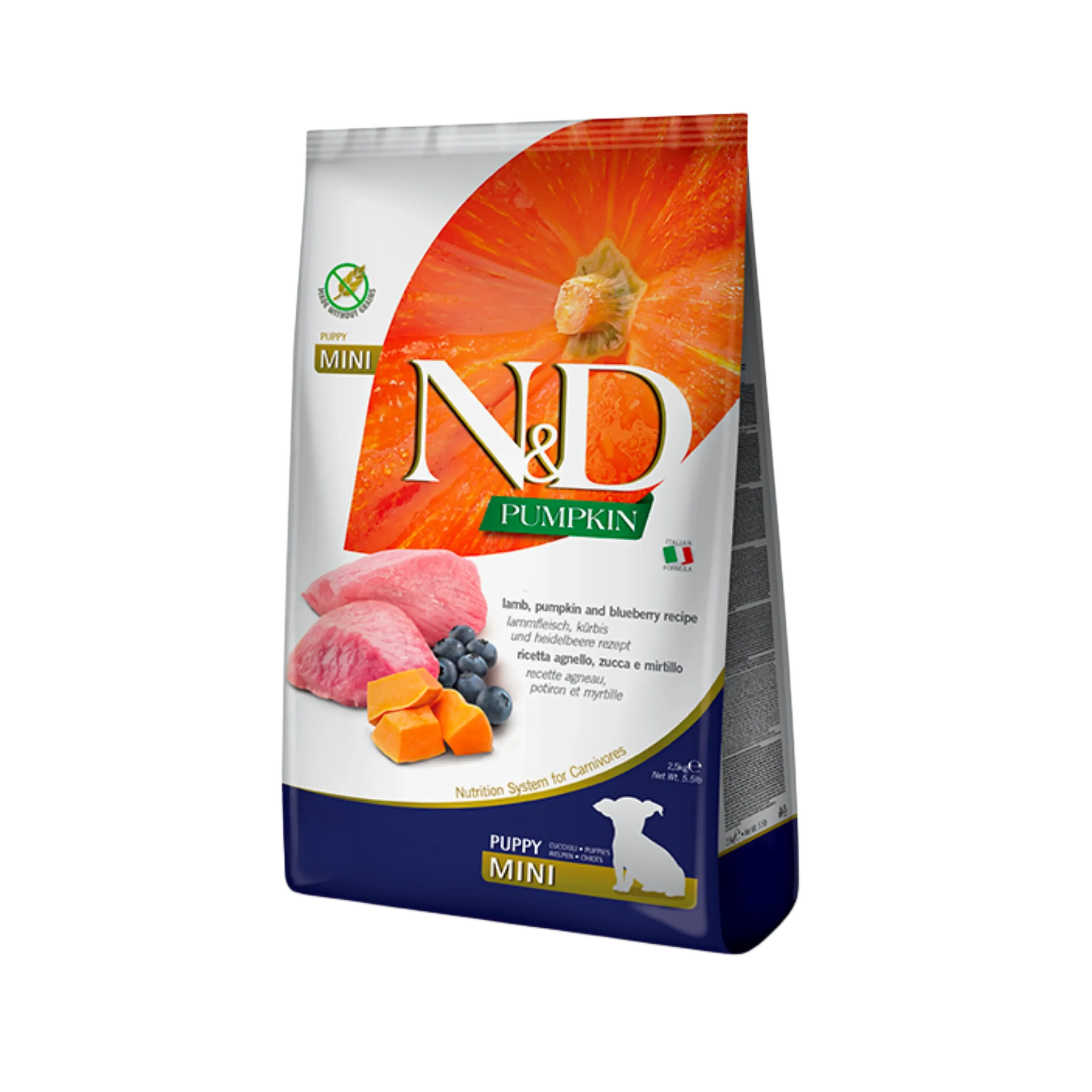 N&D GF LAMB PUP MINI DRY FOOD