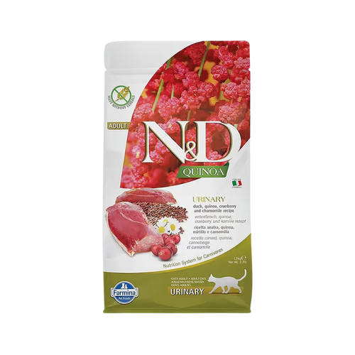 N&D QU CAT URINARY DUCK DRY FOOD (S)