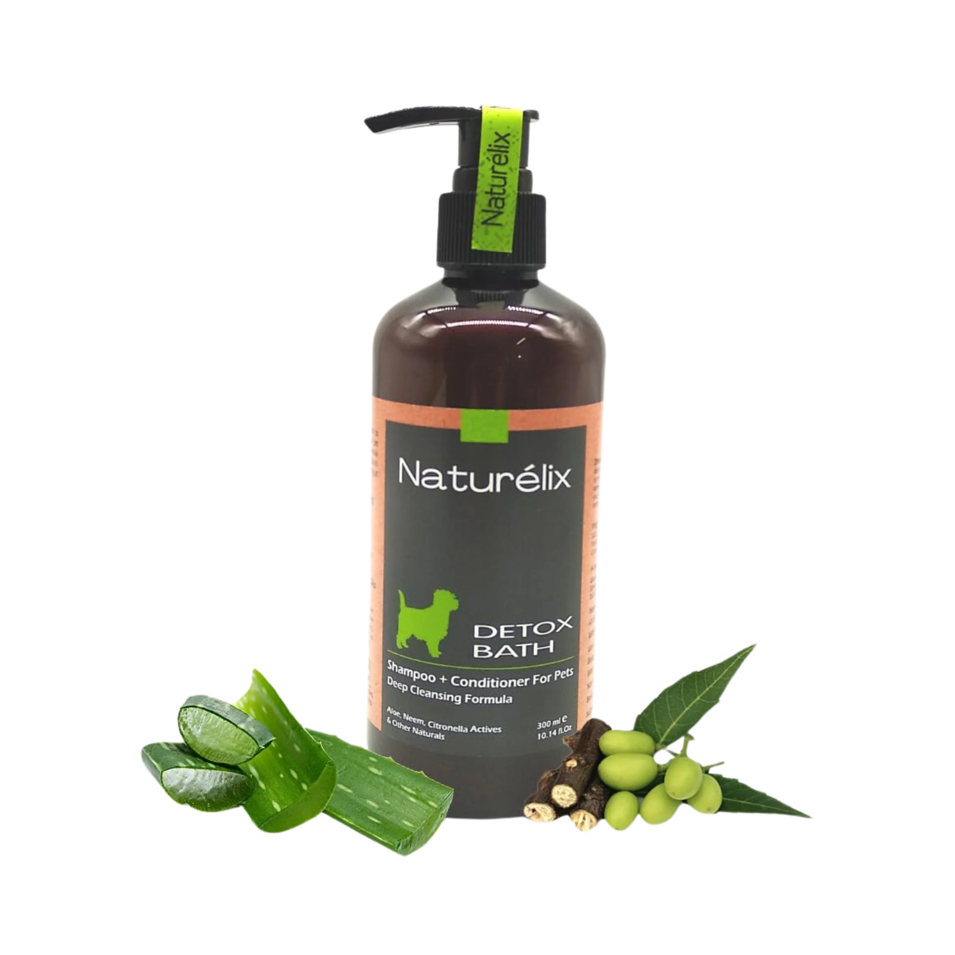 NATURELIX DETOX BATH DOG SHAMPOO
