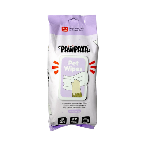 PAWPAYA PET WIPES 20 X 18CM