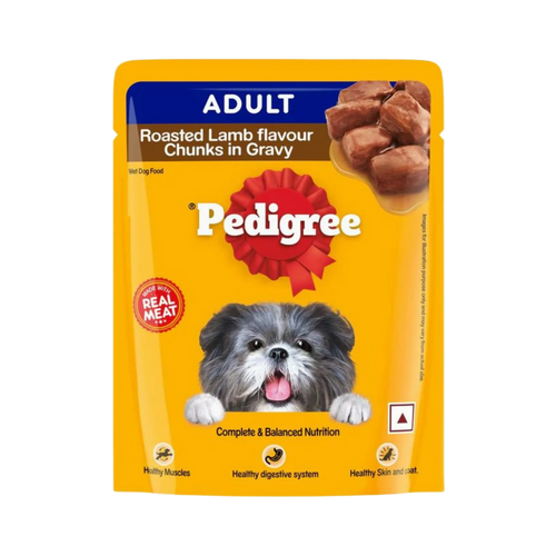 PEDIGREE ADULT ROASTED LAMB & CHIC GRAVY