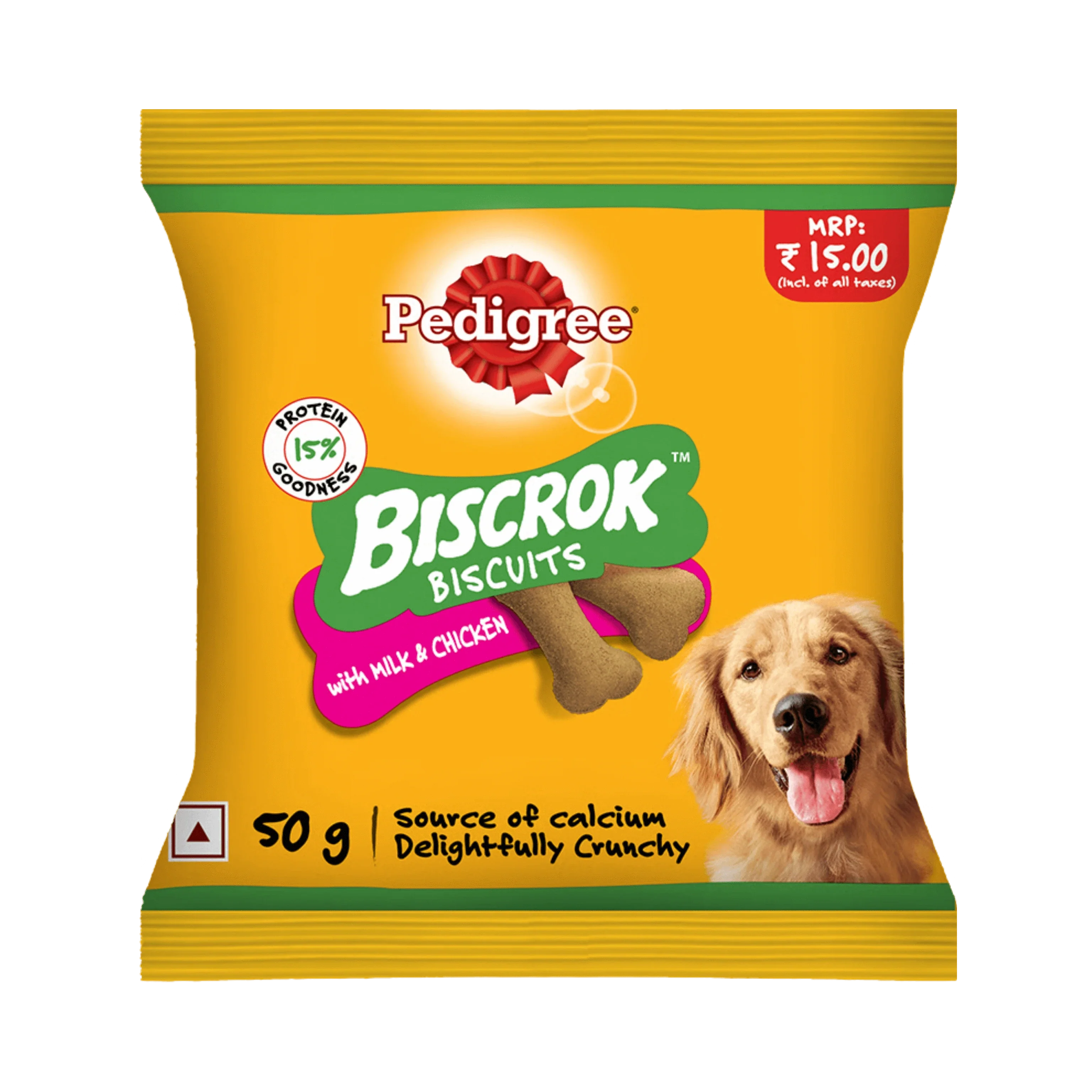 PEDIGREE BISCROK MILK & CHIC BISCUITS (S)