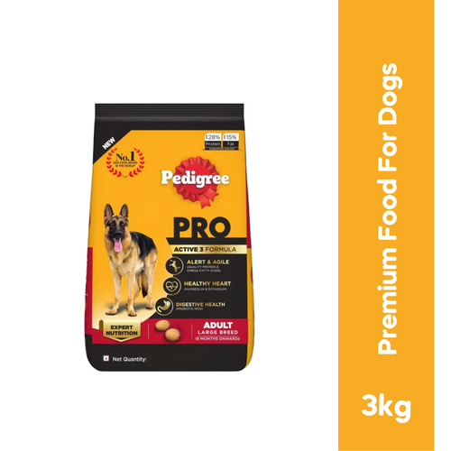 PEDIGREE PRO ADULT LARGE BREED DRY FOOD (L)