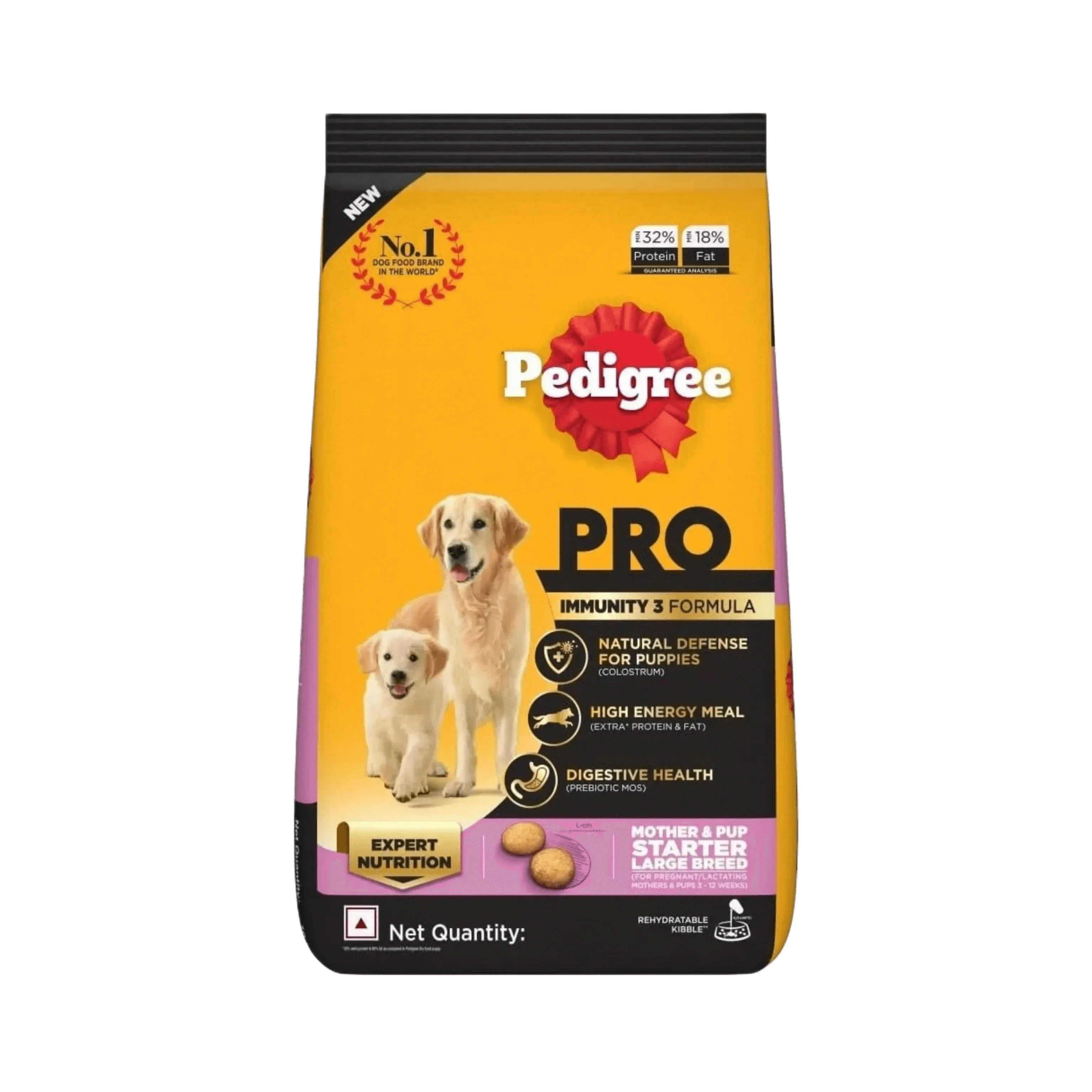 PEDIGREE PRO STARTER LARGE BREED DRY FOOD (L)