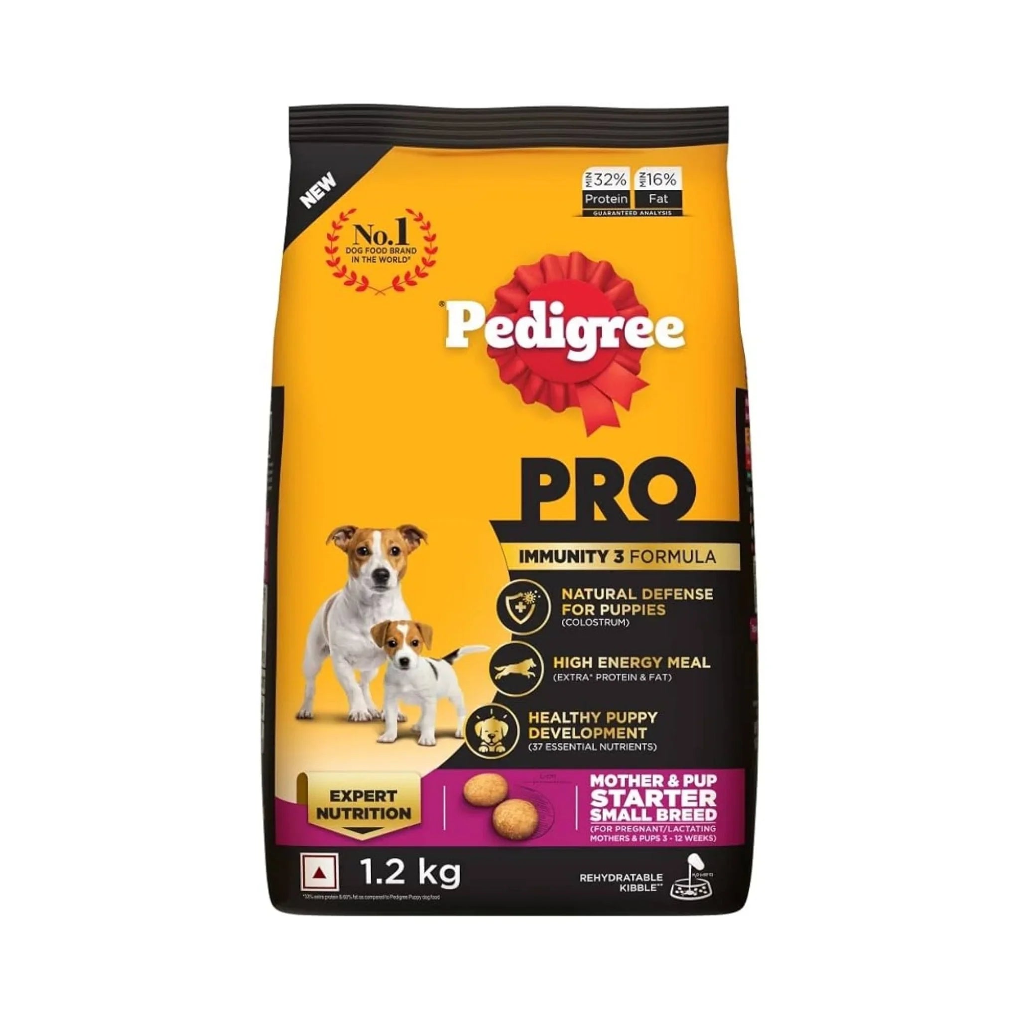 PEDIGREE PRO STARTER SMALL BREED DRY FOOD (L)