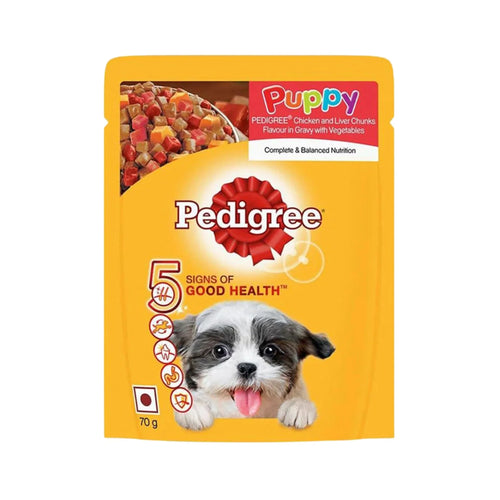 PEDIGREE PUPPY CHI & LIVER CHUNKS GRAVY