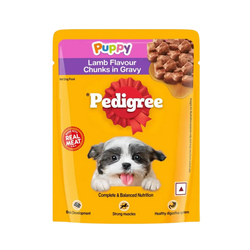 PEDIGREE PUPPY LAMB CHUNKS GRAVY