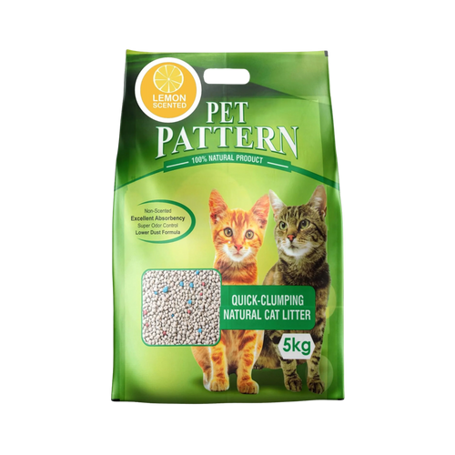 PET PATTERN LEMON CAT LITTER