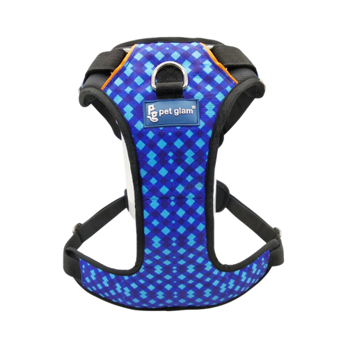 PG DOG HARNESS BAILEY BLUE (M)