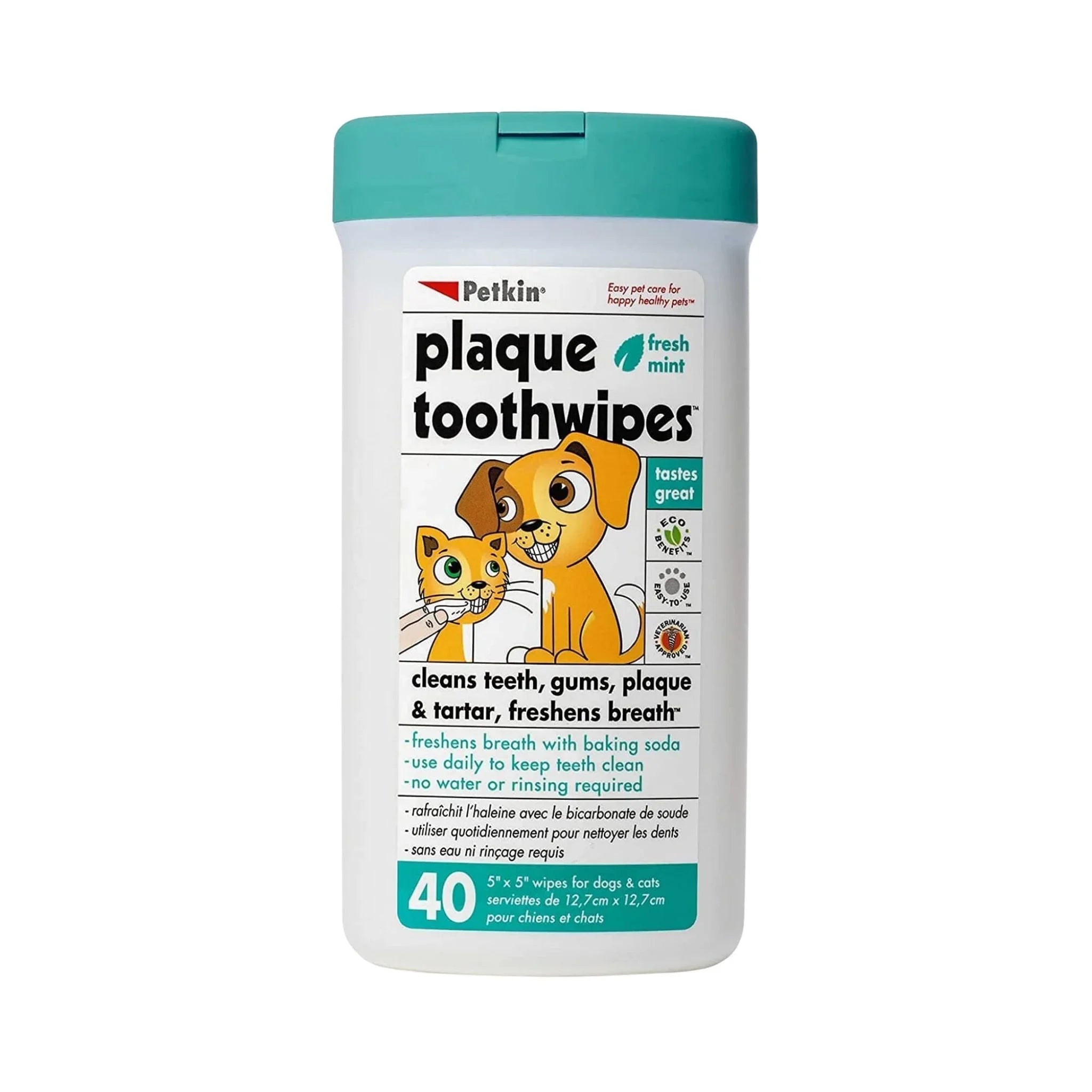 PLAQUE TOOTHWIPES FRESH MINT