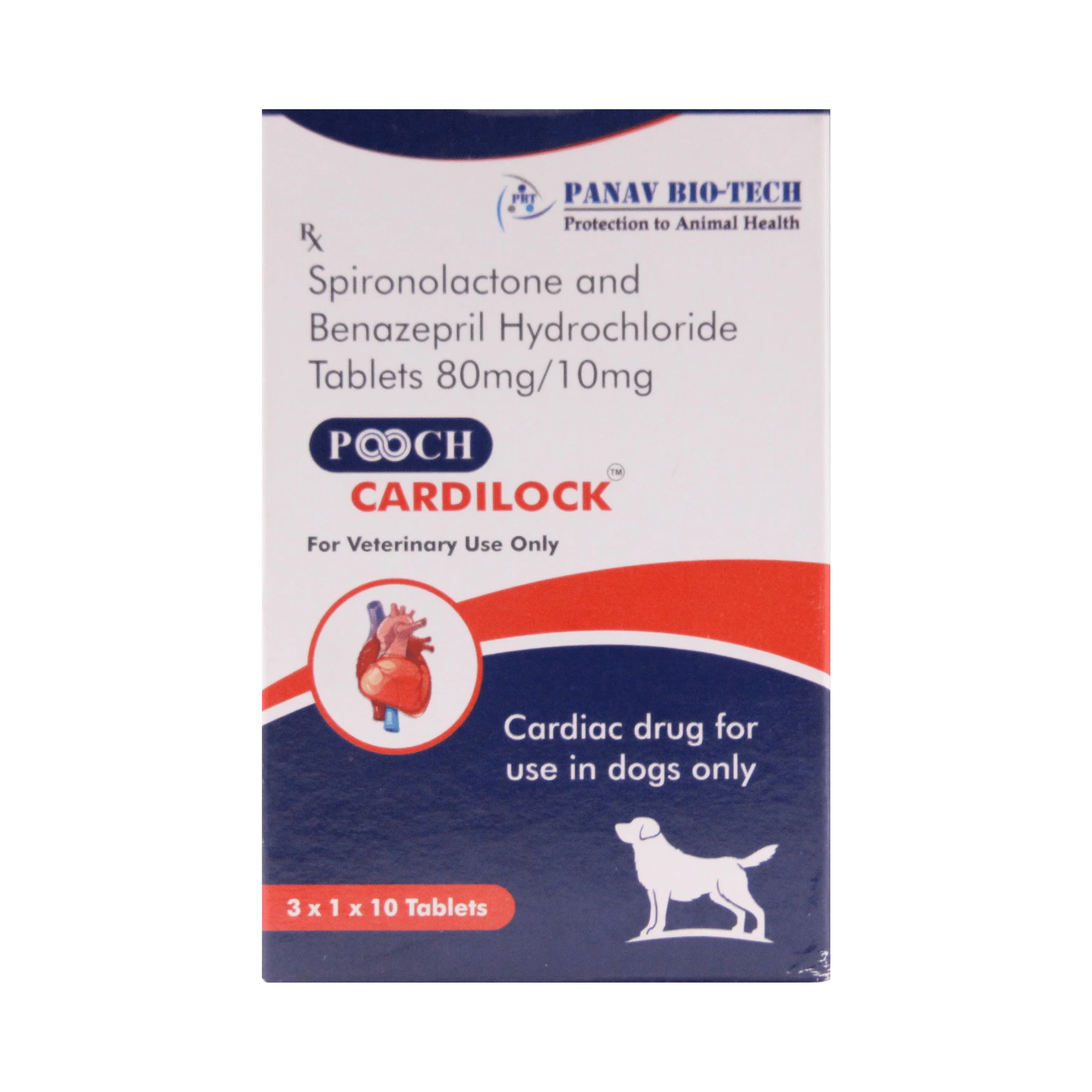 POOCH CARDILOCK TABLET 80MG/10MG