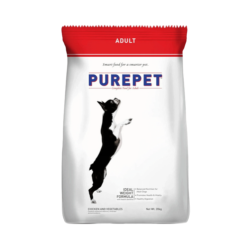 PUREPET ADULT CHIC & VEG DRY FOOD [8.5Kg]