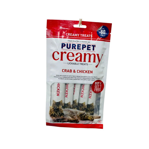 PUREPET CREAMY TREAT CRAB & CHICKEN