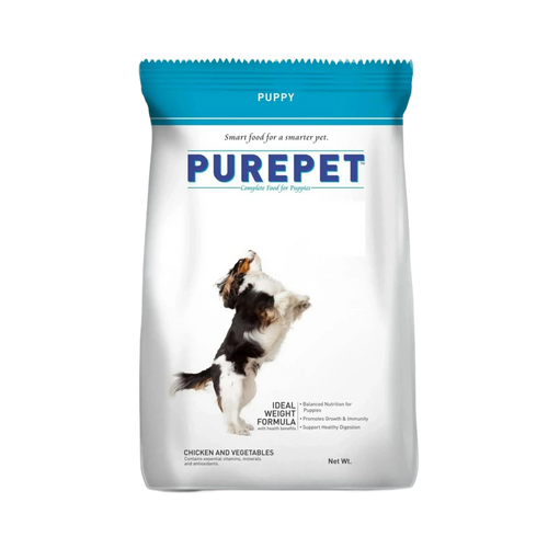 PUREPET PUPPY CHIC & VEG DRY FOOD (M)