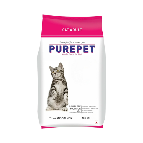 PUREPET TUNA & SALMON CAT DRY FOOD (S)