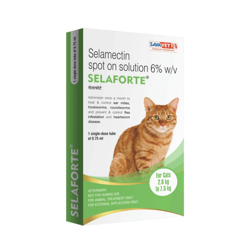 SELAFORTE CAT 2.6KG TO 7.6KG SPOT ON