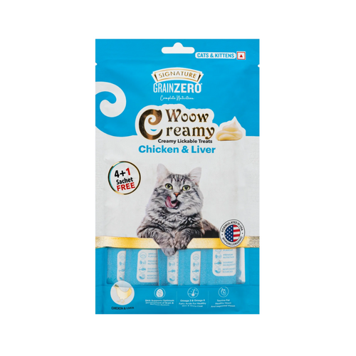 SIGNATURE GRAIN ZERO CREAMY TREAT CHIC & LIVER (S)