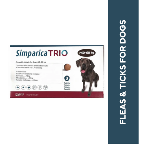 SIMPARICA TRIO (40KG TO 60KG) TABLET