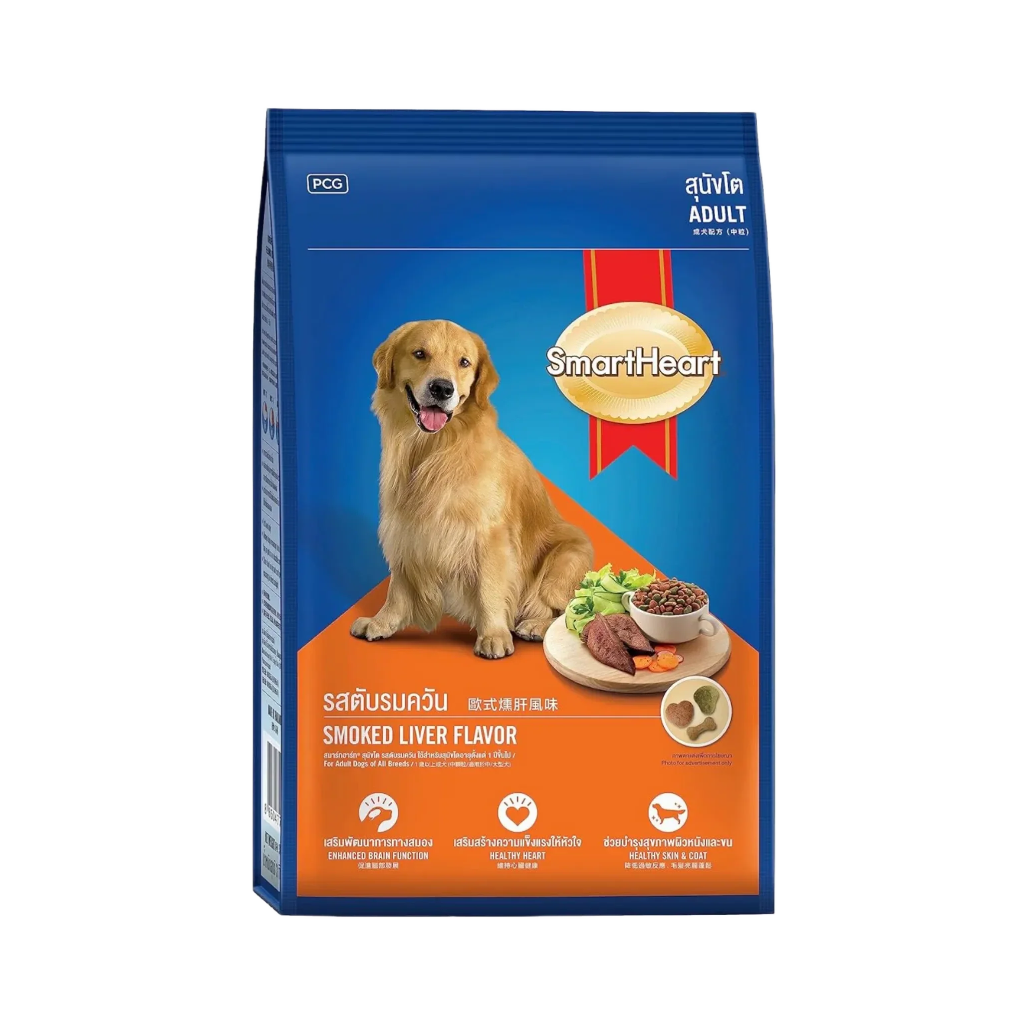 SMART HEART ADULT SMOKED LIVER DRY FOOD (L)