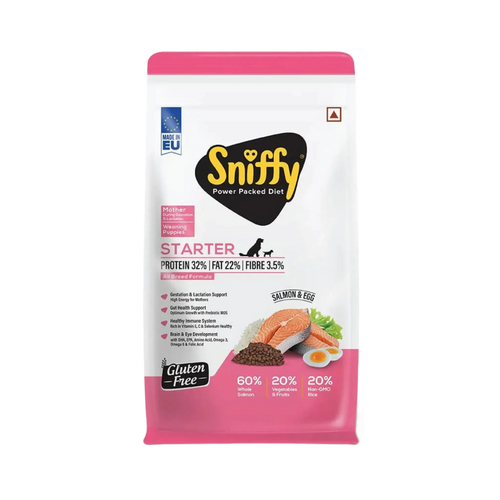SNIFFY STARTER SALMON & EGG DRY FOOD (S)