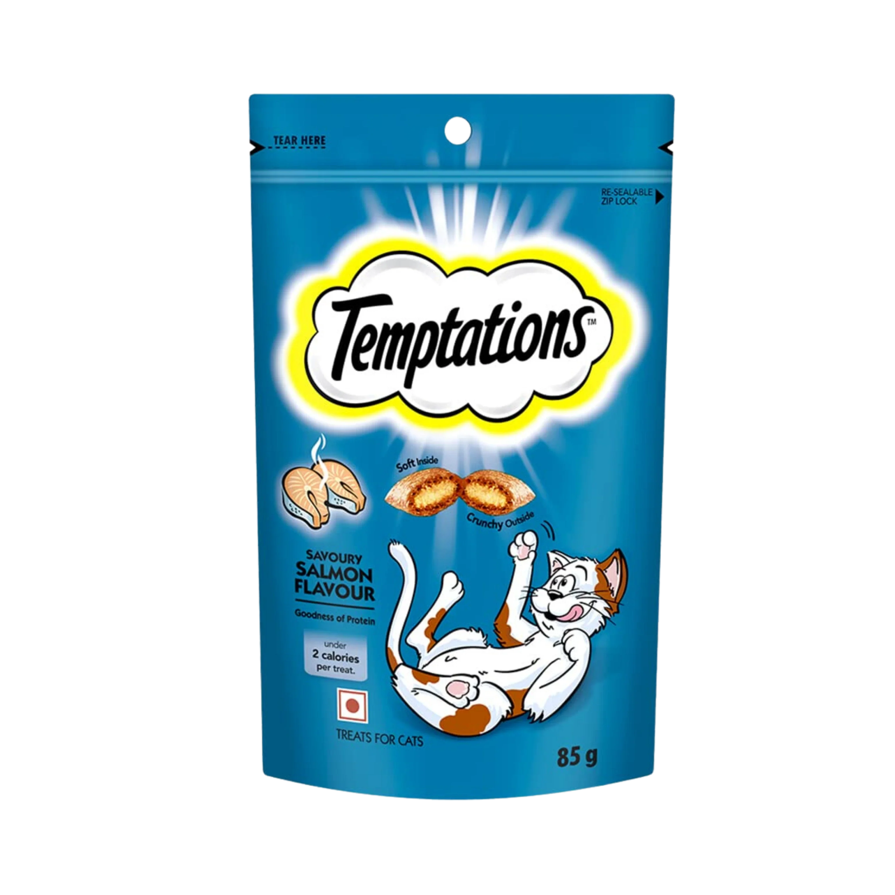TEMPTATIONS SALMON CAT CRUNCHY TREAT