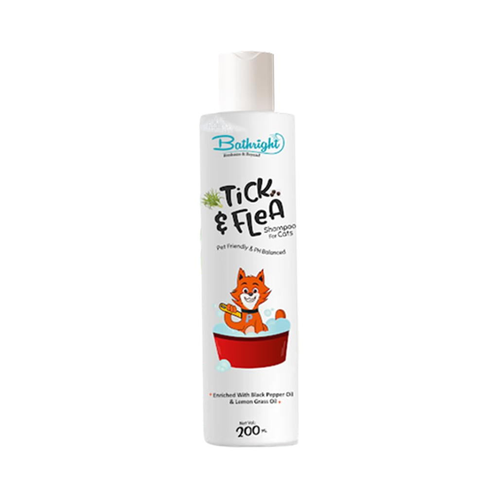 TICK & FLEA CAT SHAMPOO