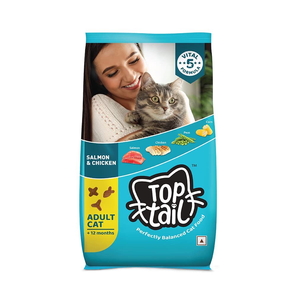 TOPTAIL ADULT SALMON & CHIC DRY FOOD [50g]