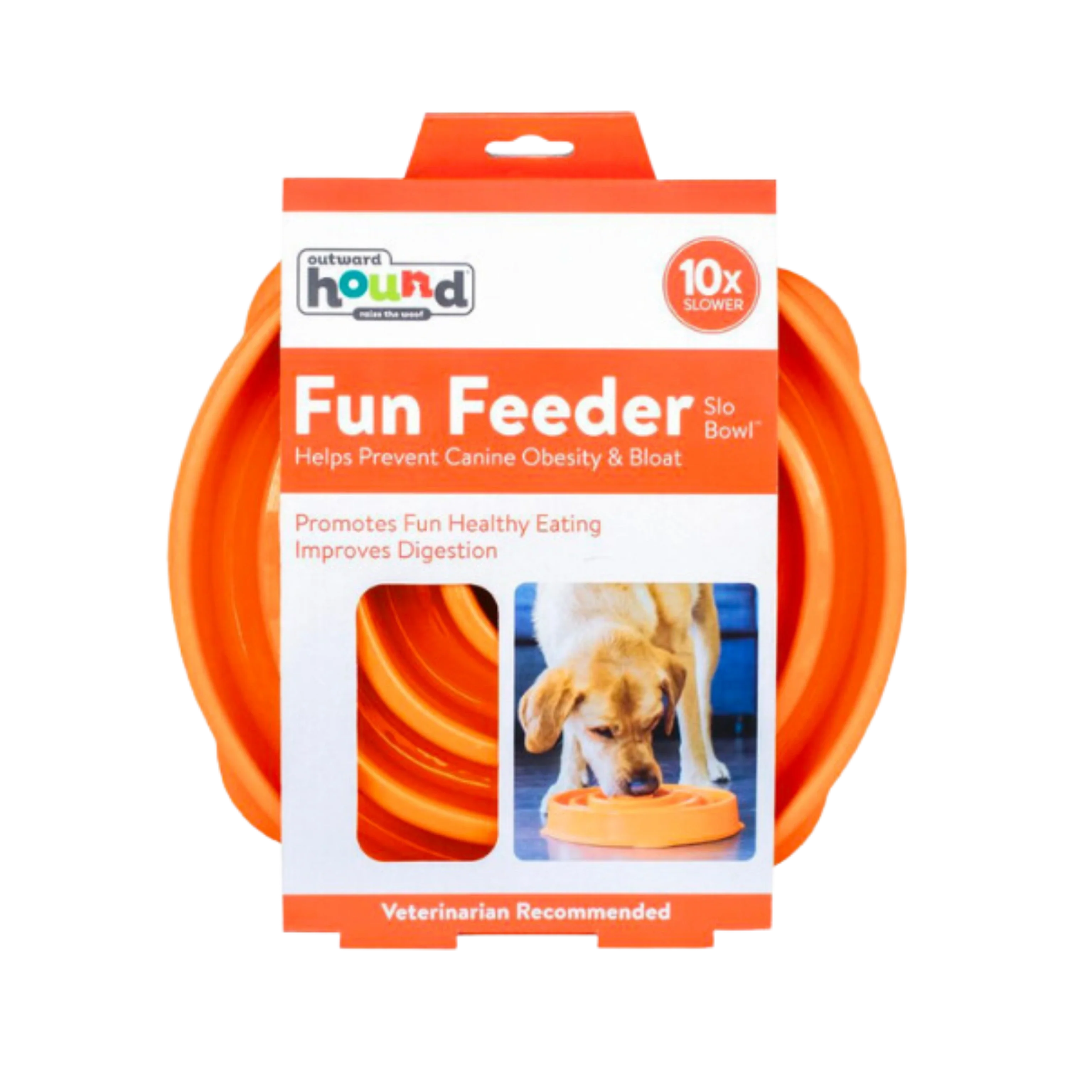 TRIXIE FUN FEEDER SLOW BOE DOG BOW LARGE