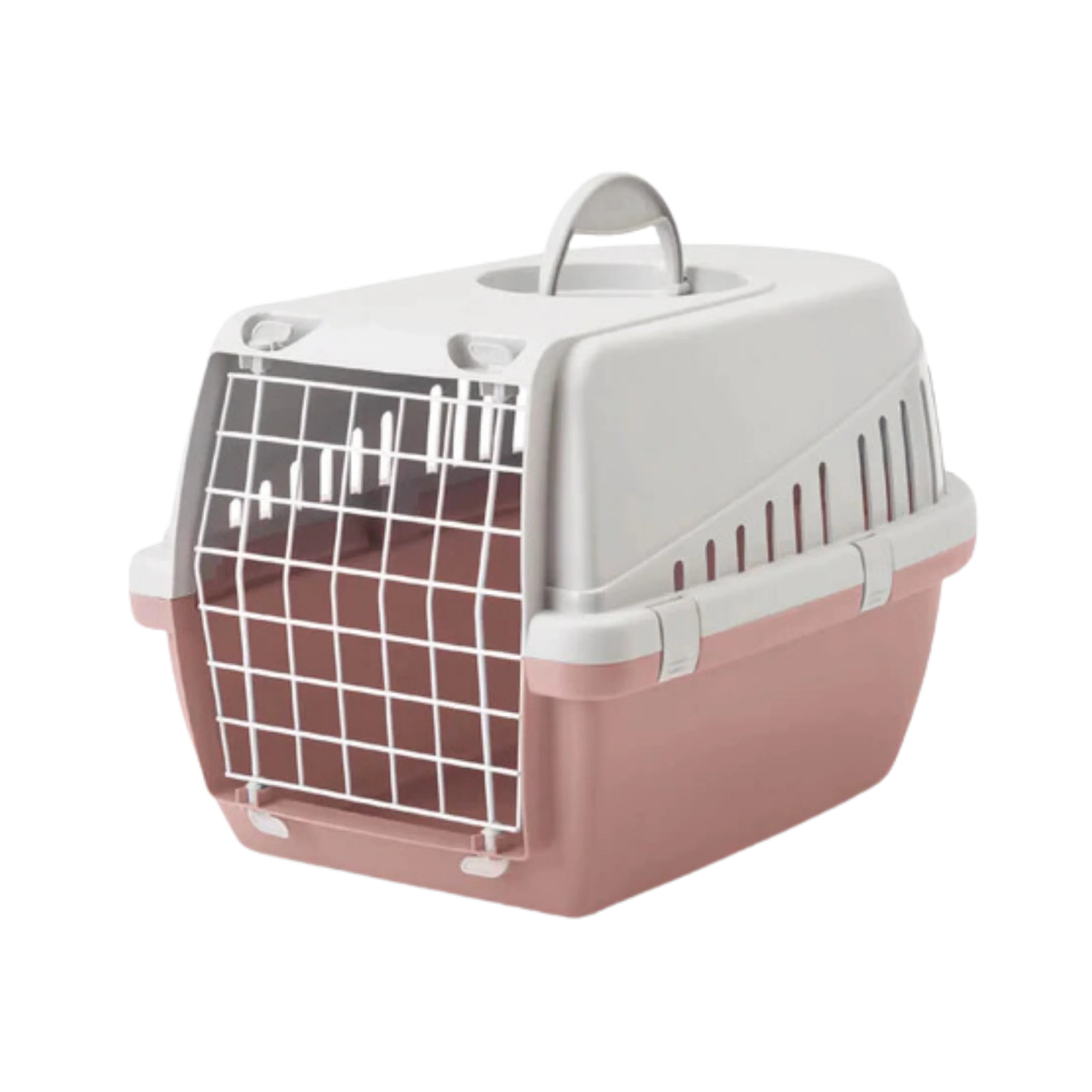 TROTTER 1 PET CARRIER LIGHT GRAY ASH ROSE (S)
