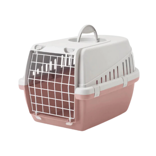 TROTTER 1 PET CARRIER LIGHT GRAY ASH ROSE (S)