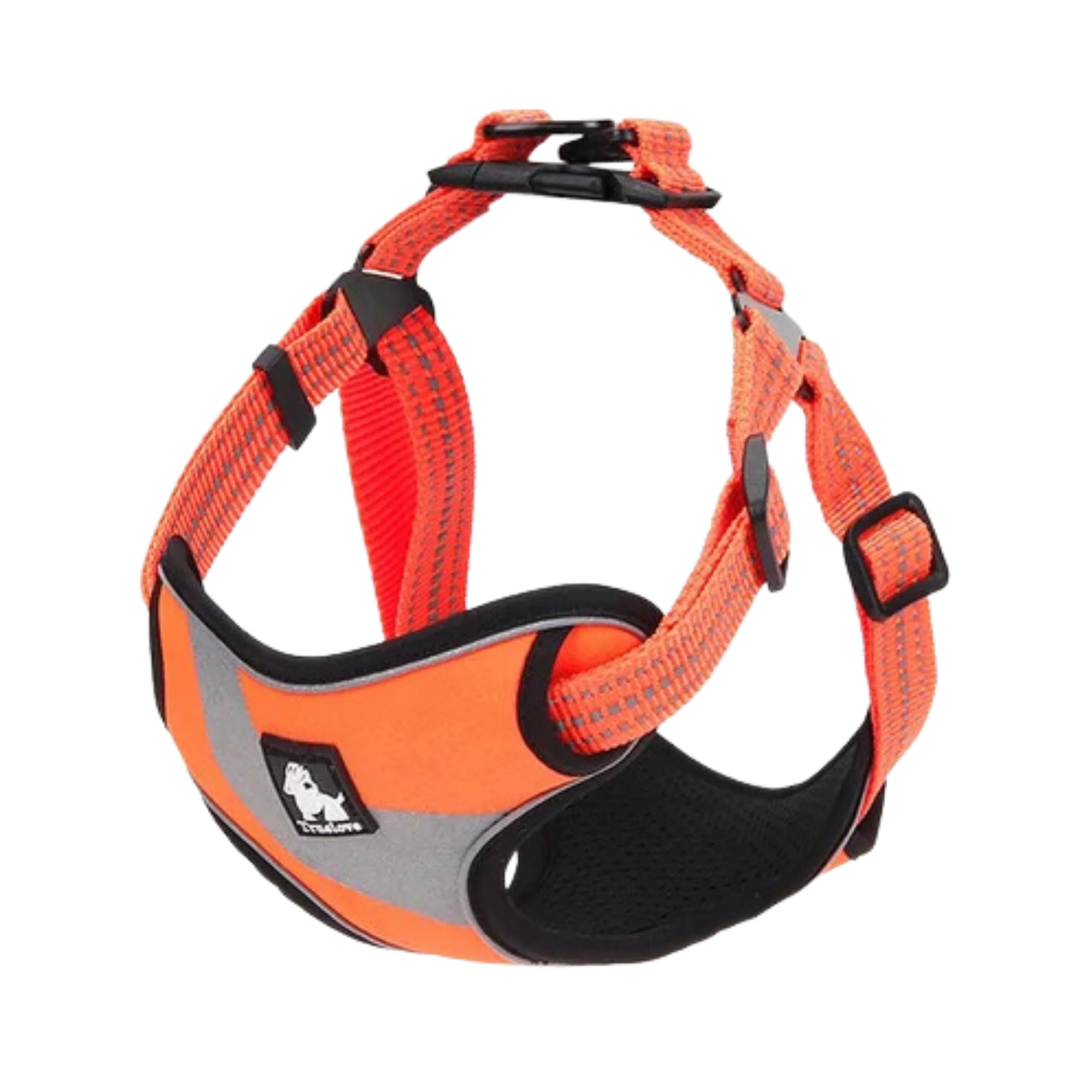 TRUELOVE STEP IN HARNESS WITH 3M ORANGE (M)