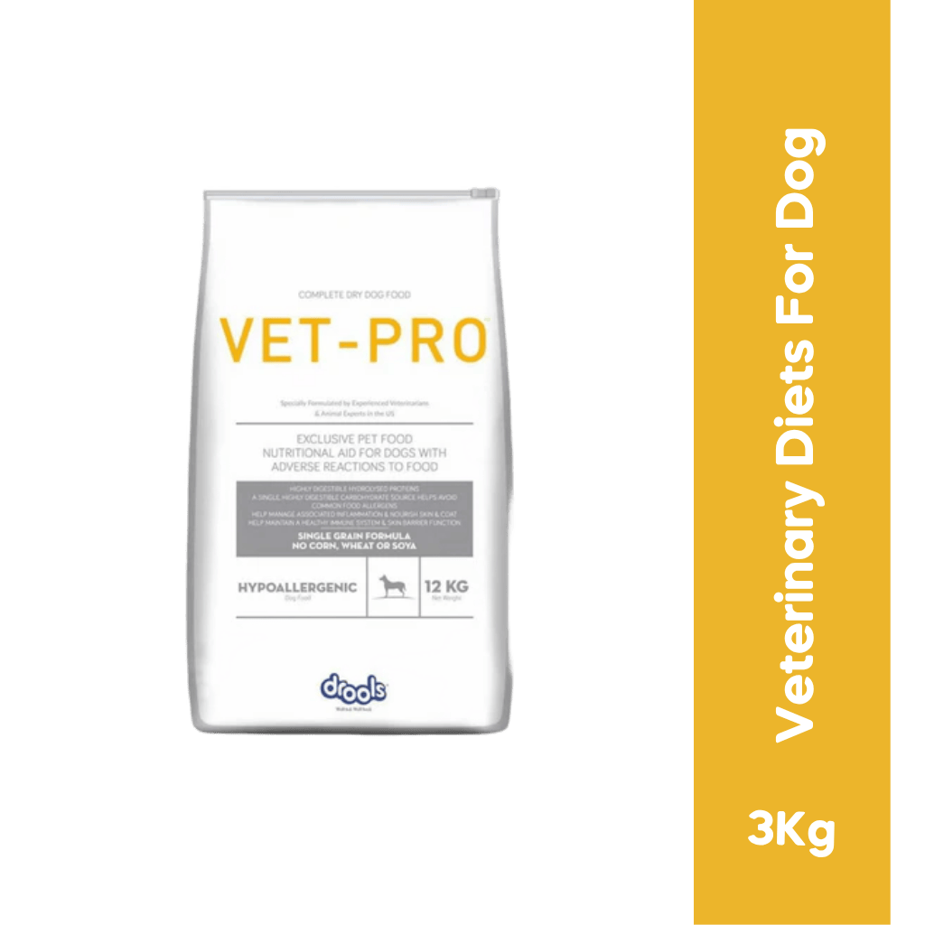VET PRO HYPOALLERGENIC DRY FOOD (M)