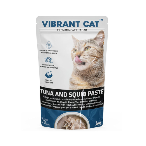 VIBRANT CAT TUNA & SQUID PASTE