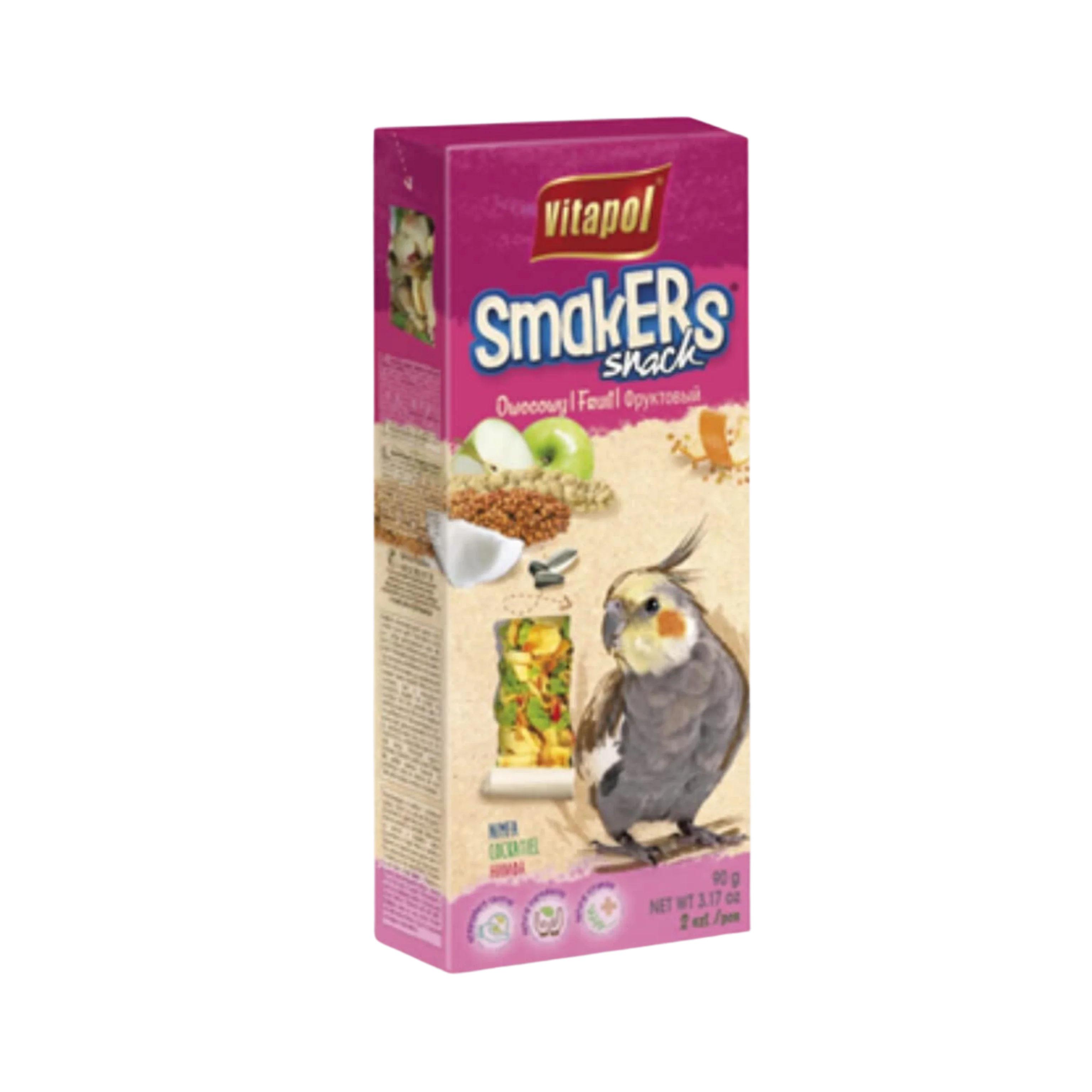 VITAPOL FRUIT SMAKERS FOR COCKATIEL
