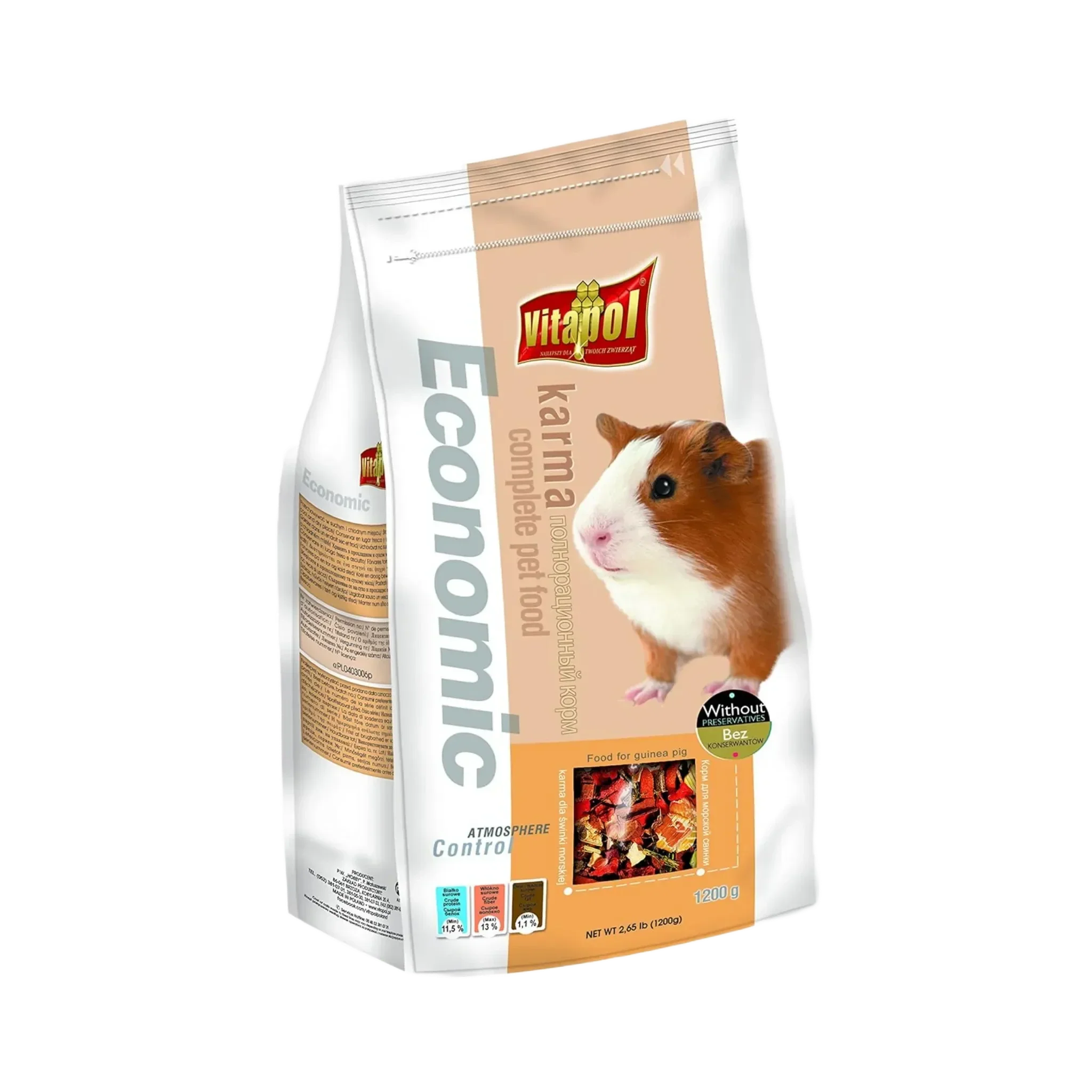 VITAPOL GUINEAPIG ECO DRY FOOD (L)