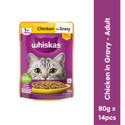 WHISKAS ADULT CHIC GRAVY