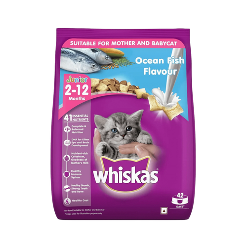 WHISKAS JUNIOR OCEAN FISH DRY FOOD (S)