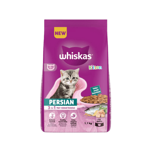WHISKAS KITTEN PERSIAN DRY FOOD (S)
