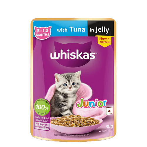 WHISKAS KITTEN TUNA JELLY