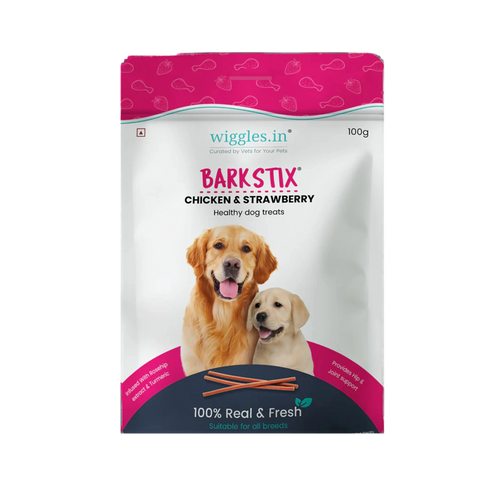 WIGGLES BARKSTIX CHI & STRAWBERRY