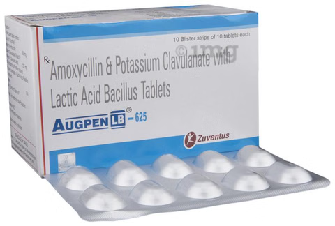 AUGPEN LB 625MG TABLET