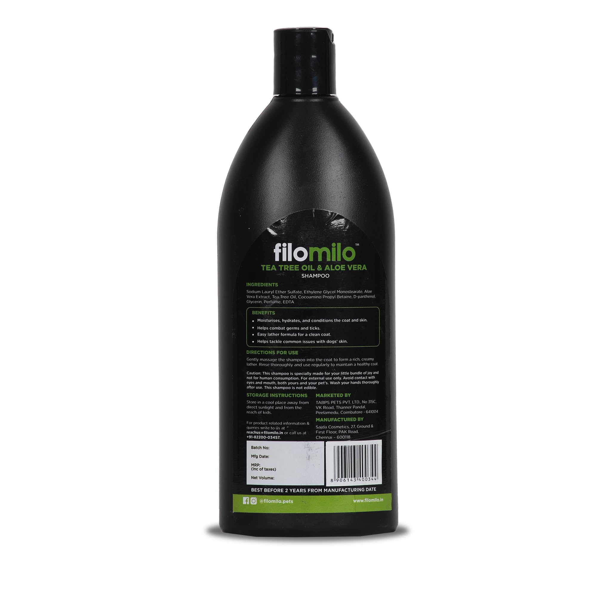 FILOMILO TEA TREE & ALOE VERA SHAMPOO