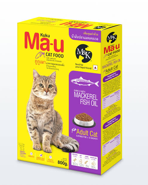 KUKU MA-U MACKEREL FISH OIL CAT DRY FOOD